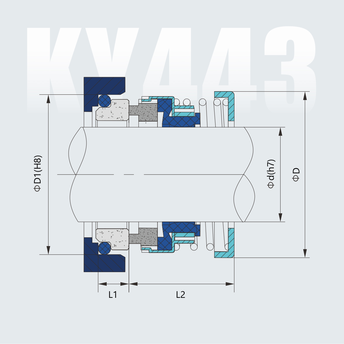 KY TYPE 443 tekening